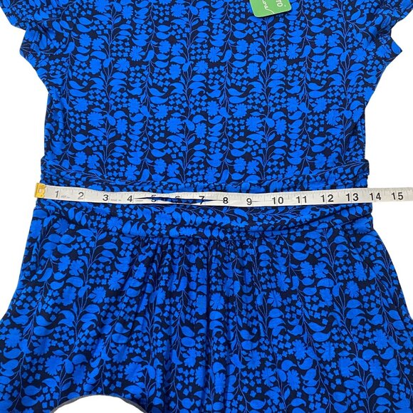 Boden Blue Amelie stretch Jersey knit Midi Dress w/ pockets US 6R NWT - Picture 10 of 12